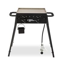 Chapa a Gás Country Smokers Portátil de 2 Queimadores, 22.000 BTU Chapa a Gás Country Smokers Portátil de 2 Queimadores, 22.000 BTU