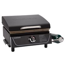 Chapa a gás Cuisinart 43 cm, mesa com capuz, 255 m²