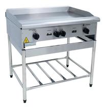 Chapa A Gás Linha Americana Com Pé Chapa 8mm CGP90 Venâncio