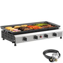 Chapa a Gás SKOK 4 Queimadores 76 cm Flat Top 40.000 BTU Chapa a Gás SKOK 4 Queimadores 76 cm Flat Top 40.000 BTU