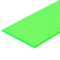 Chapa Acrilica Verde Fluorescente 1000X500Mm Esp.De 3,0Mm - Aluangel