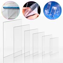 Chapa Acrílico Cristal 3mm 100x100cm 1000x1000mm Placa Transparente Cast Pureza 100 Por cento Virgem Puro Premium 1x1m