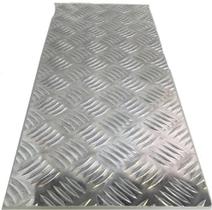 Chapa Aluminio Lavrada Xadrez 1000X500Mm Na Esp. De 1,2Mm - Alumiangel