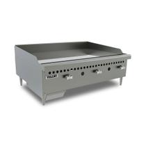 Chapa Bifeteira a Gás GLP Vulcan VCRG36 Profissional Inox 25,4mm 3 Queimadores