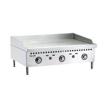 Chapa Bifeteira a Gás GLP Vulcan VCRG36T Profissional Inox 25,4mm 3 Queimadores Controle de Temperatura