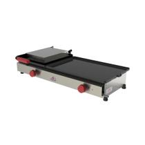 Chapa Bifeteira a Gás Industrial PR 800 G New Queen Inox Progás Chapa Bifeteira a Gás Industrial PR 800 G New Queen Inox Progás