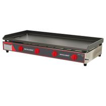 Chapa Bifeteira A Gás Light Metalcubas CBG1200L Área 120x52,5cm Chapa 6,4mm Inox 12030G(10329) Chapa Bifeteira A Gás Light Metalcubas CBG1200L Área 120x52,5cm Chapa 6,4mm Inox 12030G(10329)