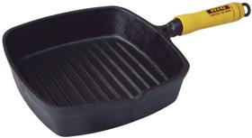 Chapa Bifeteira Alta Grelhada Bistequeira De Ferro Fundido