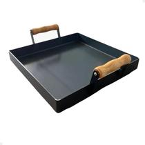 Chapa Bifeteira De Aço Carbono Natural Borda E Alça Guindani