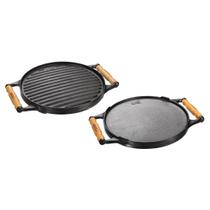 Chapa Bifeteira Dupla Face em Ferro Fundido 30 cm Fumil Chapa Bifeteira Dupla Face em Ferro Fundido 30 cm Fumil