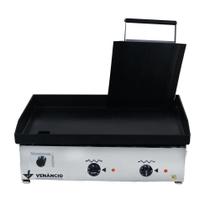 Chapa Bifeteira Elétrica Inox 65Cm C/Prensa Ce65p Venâncio 220v Chapa Bifeteira Elétrica Inox 65Cm C/Prensa Ce65p Venâncio 220v