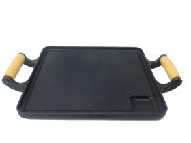 Chapa Bifeteira Ferro Fundido Fogão Churrasco Lisa 28X24 Scm Chapa Bifeteira Ferro Fundido Fogão Churrasco Lisa 28X24 Scm