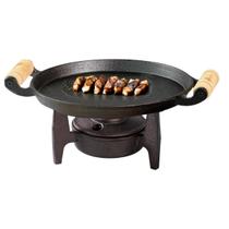 Chapa Bifeteira Ferro Fundido Fogareiro A Álcool Réchaud Para Porção Chapa Bifeteira Ferro Fundido Fogareiro A Álcool Réchaud Para Porção