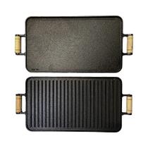 Chapa Bifeteira Grelha Dupla Face de Ferro Fundido 55x26 Chapa Bifeteira Grelha Dupla Face de Ferro Fundido 55x26