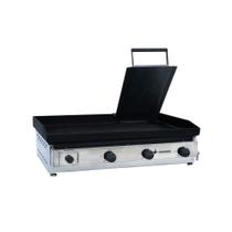 Chapa Bifeteira Lanche A Gás Inox 80 Cm C/ Prensa C80p - Venâncio