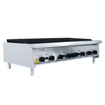 Chapa Bifeteira Lanche Grelhados Charbroiler Americana Grill Inox Gás 120 Cm CGG120 - Venâncio