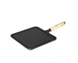 Chapa Bifeteira Lisa De Ferro 24x24 P/ Servir Porção Em Bares e Restaurantes