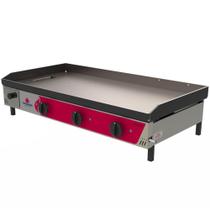 Chapa Bifeteira Progás 100cm PR1000G Style Aço Inox a Gás Baixa Pressão c/Gaveta Coletor de Gordura P28703