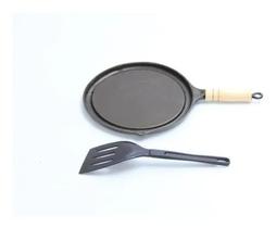 Chapa Bifeteira Redonda Alumínio Fundido Lisa c/ espatula nº24 Chapa Bifeteira Redonda Alumínio Fundido Lisa c/ espatula nº24