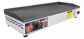 Chapa Chapeira Eletrica 70x30 Borda Alta Lanche Porções Hamburguer Hot Dog Oferta