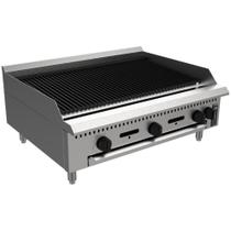 Chapa Char Broiler Bifeira À Gás Grill PCG090 3 Queimador Venâncio