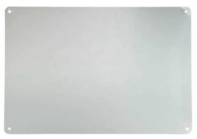 Chapa de aço CMS Magnetics 25x30cm 1mm de espessura 4 furos Chapa de aço CMS Magnetics 25x30cm 1mm de espessura 4 furos