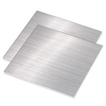 Chapa de aço inoxidável Tynulox 304 0,4 mm de espessura 30,5 x 30,5 cm Chapa de aço inoxidável Tynulox 304 0,4 mm de espessura 30,5 x 30,5 cm