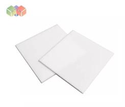 Chapa de Acrílico Branco Leitoso 50 X 50 Cm 2mm