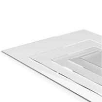 Chapa de acrílico transparente 4mm, 60x50cm