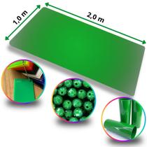Chapa de Acrílico Verde Bandeira 4mm 2x1m 1,0m x 2,0m Placa Leitosa Translucido Premium Pureza 100 Por cento Virgem Puro Cast