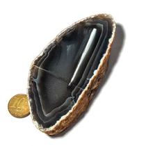 Chapa de Ágata Com Furo Pra Colar de Mesa 100 a 200g 10 a 11cm Chapa de Ágata Com Furo Pra Colar de Mesa 100 a 200g 10 a 11cm