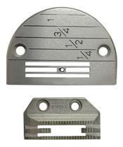 Chapa De Agulha E Dente 4 Carreiras Leve Para Maquinas de Costura Reta Industrial Chapa De Agulha E Dente 4 Carreiras Leve Para Maquinas de Costura Reta Industrial