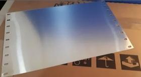 Chapa de Alumínio Off-Set med. 254X391X0,15 cx com 25 unidades C/9 Furos Ovais p/ impresss Chapa de Alumínio Off-Set med. 254X391X0,15 cx com 25 unidades C/9 Furos Ovais p/ impresss