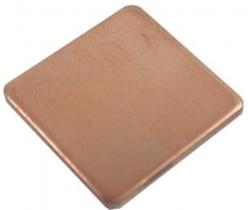 Chapa De Cobre Dissipador De Calor 20mm X 20mm X 0.5mm - UNIDADE