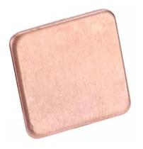 Chapa De Cobre Dissipador De Calor 20mm X 20mm X 1.0mm - UNIDADE