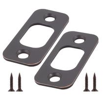 Chapa de fecho para trinco FELHOOD 2,5 x 5,7 cm bronze, pacote com 2