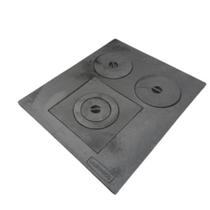 Chapa De Ferro Fundido 69x49cm Grande 3 Bocas Fogão A Lenha Chapa De Ferro Fundido 69x49cm Grande 3 Bocas Fogão A Lenha