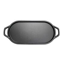 Chapa de Ferro Fundido Oval Aquece Uniforme 45x22cm Capacidade 0,9 Litros MTA - 8331 Chapa de Ferro Fundido Oval Aquece Uniforme 45x22cm Capacidade 0,9 Litros MTA - 8331