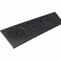 Chapa de Ferro Fundido para Fogão a Lenha 70x30cm 3 Bocas Chapa de Ferro Fundido para Fogão a Lenha 70x30cm 3 Bocas