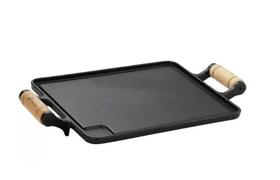 Chapa de Ferro Fundido Pequena Lisa 2 Alças 29x24cm - Santana Chapa de Ferro Fundido Pequena Lisa 2 Alças 29x24cm - Santana