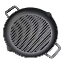 Chapa de Ferro Fundido Redonda N31 Grill Aquece por Igual Uniforme Qualidade praticidade MTA - 8332 Chapa de Ferro Fundido Redonda N31 Grill Aquece por Igual Uniforme Qualidade praticidade MTA - 8332