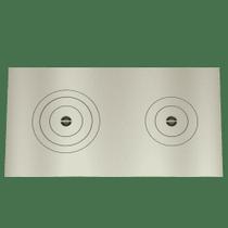 Chapa de fogão a lenha de ferro fundido Reforçada 100x55 Chapa de fogão a lenha de ferro fundido Reforçada 100x55