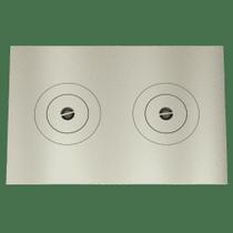 Chapa de fogão a lenha de ferro fundido Reforçada 80x55 Chapa de fogão a lenha de ferro fundido Reforçada 80x55
