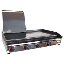 Chapa de Lanche 100 x 50cm com Prensa 6,35mm a Gás Profissional