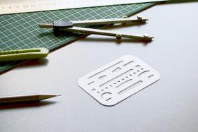 Chapa de rasuras mata gato em psai 0,3mm - fenix