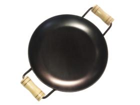 Chapa Disco Arado Chapa de Aço Alça Madeira 33cm