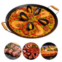 Chapa Disco Bifeteira 50 cm Tacho Em aço Cabo De Madeira Metalmig Chapa Disco Bifeteira 50 cm Tacho Em aço Cabo De Madeira Metalmig