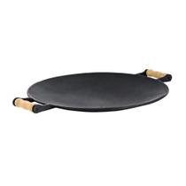 Chapa Disco Côncava Picanheira 15890 em Ferro e Madeira para Churrasco 45cm Amadeirado Libaneza Chapa Disco Côncava Picanheira 15890 em Ferro e Madeira para Churrasco 45cm Amadeirado Libaneza