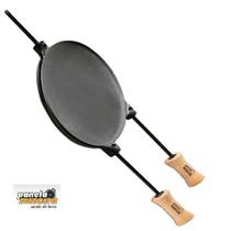 Chapa Disco De Ferro Fundido Com Cabo 35cm - Panela Mineira