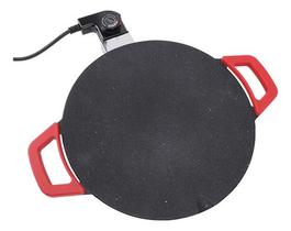 Chapa Elétrica De 30 Cm Grelhar Churrasqueira Redonda
